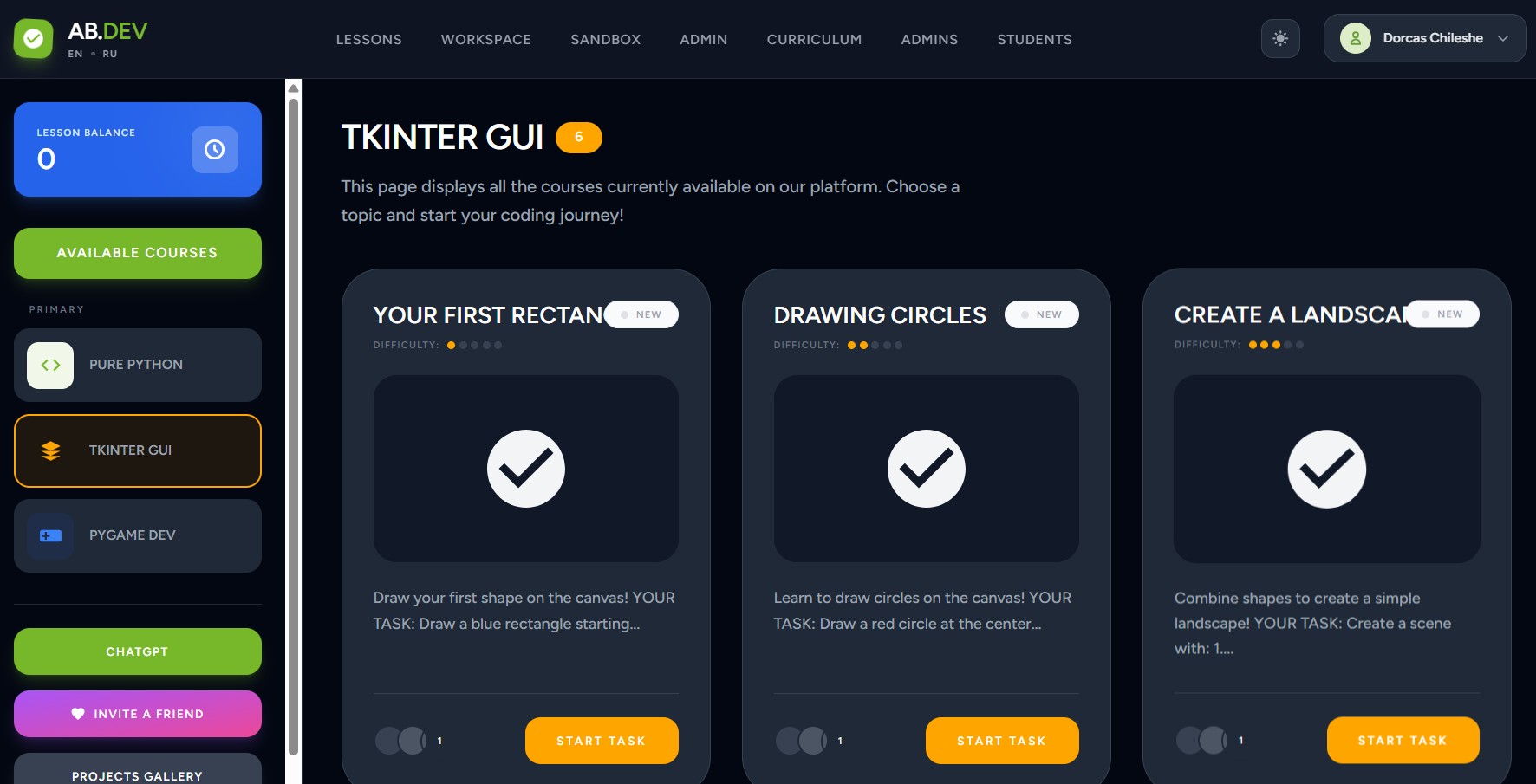 Python Learning Platform